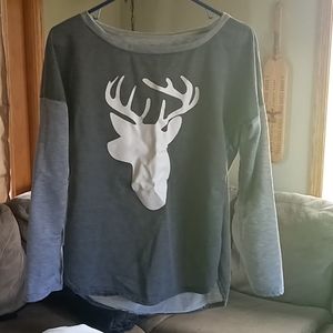 Ealey Fushi long sleeve deer shirt